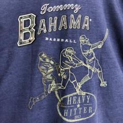 825【TOMMY BAHAMA】ポロシャツ 野球 ベースボール 刺繍 古着