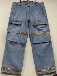 ジルボー　迷彩　シャトルパンツ　w32　カモパン　パラシュート　マリテフランソワ Marithe Francois Girbaud Camouflage Shuttle Pants マリテ