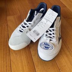 ★値下げ★26cmMizuno 野球用スパイク　ワイドタイプ ホワイト/ネイビー ☆値下げ☆26cmMizuno 野球用スパイク ワイドタイプ ホワイト