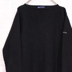 SAINT JAMES ボートネック バスクシャツ ロンT セントジェームス 黒