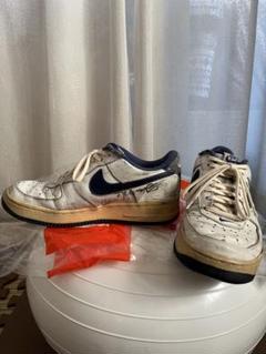 【誠実】 NIKEエアフォース1メタリックパープル27㌢オバデレトンプソン スパイク・シューズ