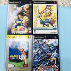 PS2 ドラゴンボールZ2 戦国BASARA2 みんなのGOLF4 SDガンダム