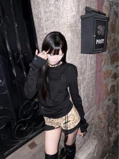 適切な価格 no E mosen*新品 tシャツ 長袖 y2k ブラック - メルカリ トップス