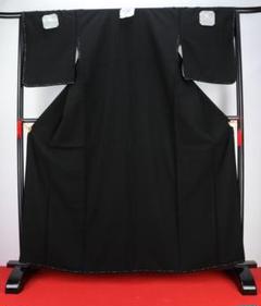【喪服】着物 華愁 車輪梅 PTLガード加工 五つ紋 ダイヤシルク