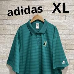 海外古着　アディダス adidas 半袖　半袖ポロシャツ　　サイズXL