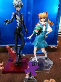 エヴァンゲリオン アスカ カヲル フィギュア アクスタ ノート
