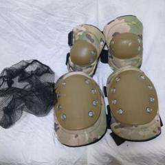 WoSporT U.S. ARMY エルボー/ニーパッドセット マルチカム