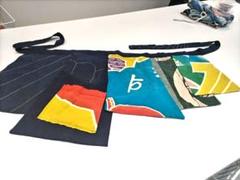 大漁旗　リバシブルエプロン　ハンドメイド