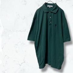 2314♡ユーエスポロアッスン♡ポロシャツ 緑 L メンズ ワンポイント 半袖