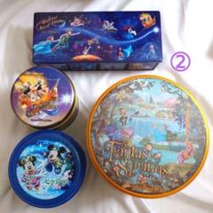 空缶 ディズニー お菓子缶 ４個セット まとめ売り ディズニーシー 収納のサムネイル