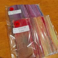 tantan様専用1，ジャンクジャーナル素材。手染めフリンジ加工