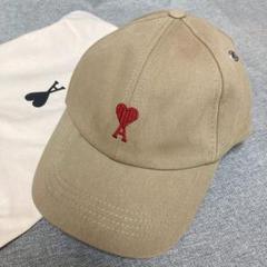 AMI PARIS de Coeur エンブロイダリー ブラック キャップ - メルカリ
