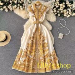 ワンピース　パーティー　花柄　レディース　半袖　ドレス　レース　ロング