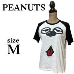 P1778 ピーナッツ 【M】 メンズ　Tシャツ　オラフ　半袖　綿100%