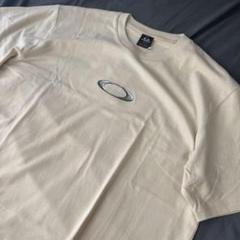 Oakley ロゴプリント Tシャツ クリーム 新品 y2k コットン 無地 M