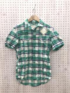 00’sY2K 平成 DIESEL 古着 ワッペン 刺繍 チェック柄 シャツ