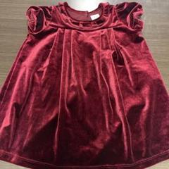 baby GAP ベビー ベロアワンピース ドレス 半袖