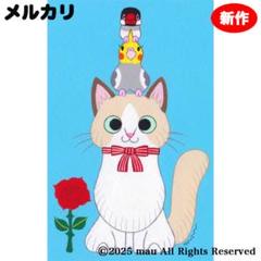 りょうちゃん様予約 絵画「猫の背中にヘンゼルとグレーテル」「ラガマフィンと文鳥」 ✴︎ Masterpiece Cat ♡ まるで名画な澪ちゃん🖼🎨✨ おねこ