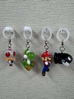マリオ めじるしアクセサリー (マリオ,キノピオ,キラー,ヨッシー)
