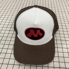 Mowalola Mロゴ メッシュトラッカーキャップ ホワイト/ブラウン 2025年最新】Mowalola キャップの人気アイテム - メルカリ