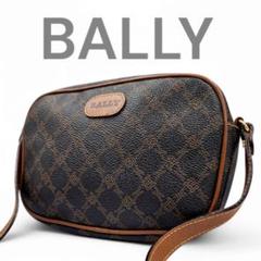 極美品 BALLY オールレザー ショルダーバッグ カメラバッグ ブラウン