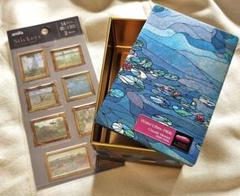 【モネ２点】「モネ 連作の情景」×AZABU KARINTO空き缶箱＆ステッカーのサムネイル