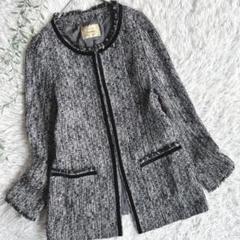 NOBLE◆ウールブレンドノーカラージャケット◆ノーブル Noble（ノーブル）｜ノーカラージャケット一覧 - WEAR