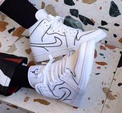 NIKE Air Jordan 1 Mid Reflective AJ1