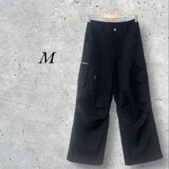 カーゴパンツ オシャレ シンプル カジュアル ルーズ ポケット付 レジャー
