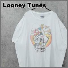 古着 ルーニーテューンズ 希少 ビッグプリント Tシャツ ホワイト 3XL