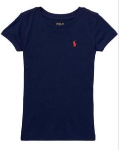 新品!ポロ ラルフローレン ガールズ Tシャツ ネイビー 10/140cm