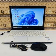 Y655 NECノートパソコンSSDメモリ8G高速Windows11オフィス付き