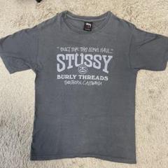 Oldstussy グレー Tシャツ Mサイズ 90s old Stussy グレー スウェットシャツ M 紺タグ