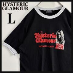 美品 HYSTERIC GLAMOUR リンガーTシャツ ボーダー ヒスガール 希少デザイン】ヒステリックグラマー☆ ヒスガール ボーダー柄