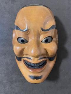 弘雲作【天神(てんじん)】木彫り 能面 狂言面 漆塗り 弘雲作【天神(てんじん)】木彫り 能面 狂言面 漆塗り