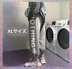 ジョガーパンツ スウェット メンズロゴボ トムススウェット グレーXLのサムネイル