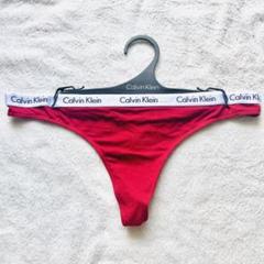 Calvin Klein タング　Tバック S M ショーツ　正規品　ロゴ　下着