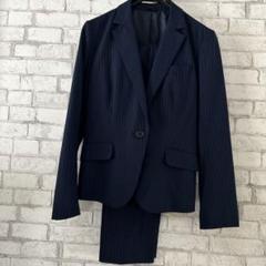 【クリーニング済】★THE SUIT COMPANY★パンツスーツ ネイビー クリーニング済】☆THE SUIT COMPANY☆パンツスーツ ネイビー