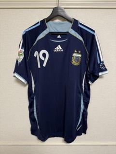 アルゼンチン代表（H）W杯 2006 メッシ＃19 + パッチ付き！