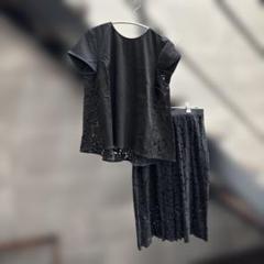 【美品】セオリー 現行タグ スーツ ノーカラー ブラック セットアップ ウール EXECUTIVE COLLECTION | Theory luxe（セオリーリュクス）公式