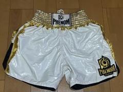 フェノム製キックパンツ（白・L） Amazon.co.jp: PHENOM フェノム ムエタイパンツ#13 白スカイ