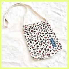 稀少✨信三郎帆布❤️サコッシュ　ショルダーバッグ　フラワー柄　花柄