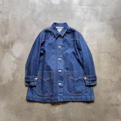 MOUSSY デニムコート インディゴブルー ベルトあり オーバーサイズ