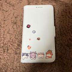 スマホケースGoogle ピクセル ? 水色 猫