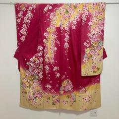 13参り？身丈153センチ刺繍豪華なお振り袖　正絹 13参り？身丈153センチ刺繍豪華なお振り袖 正絹