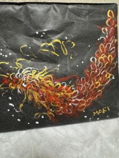 新品タグ付き龍神様　手描き　直筆　タブレットケース　にしむらまりさん 龍神様手描き直筆タブレットケースにしむらまりさん