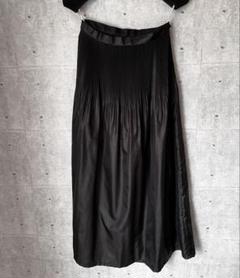 ☆新品【Miss Hanai】ブラック プリーツスカート/黒/レディース/上品 YUKIKO HANAI 美品/マダムハナイ madame hanai ユキコハナイ