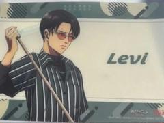 進撃の巨人 ラウンドワン 特典 クリアファイル ラバーマット ジャン リヴァイ 進撃の巨人 ラウンドワン 特典 クリアファイル ラバーマット