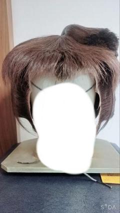 武蔵、信長、岡守かつら(網無しタイプ)大サイズ、中古舞踊かつら、大衆演劇かつら 大衆演劇かつら （武蔵、信長、岡守かつら(網無しタイプ)大