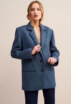 Rouje Paris ブラックウールコート(サイズ34) 爆買いしたくなる Rouje ブラックウールコート(サイズ34) Paris